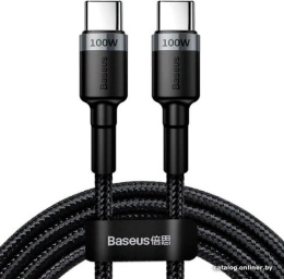 Кабель Baseus Cafule 2m Gray/Black CATKLF-ALG1