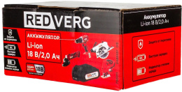 Батарея аккумуляторная REDVERG 730011, 18В, 2Ач, Li-Ion