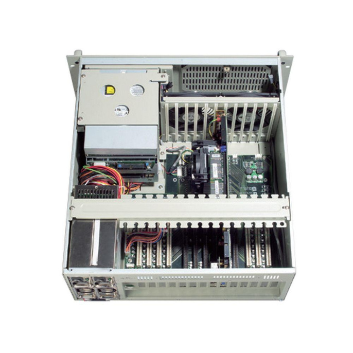 Корпус Advantech IPC-610BP-00HD 4U 15-Slot Rack-mount Chassis, w/o backplane, 2x 12cm/ 82 CFM ball-bearing system fans, w/o PSU Advantech