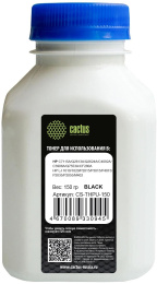 Тонер Cactus CS-THPU-150,  для HP Universal Q2612A/Q5949A/CE505A/7115/Q6511/7516/Q4092,  черный, 150грамм, флакон
