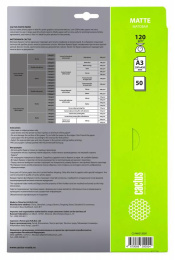 Фотобумага Cactus CS-MA312050, A3, для струйной печати, 50л, 120г/м2, белый, покрытие матовое