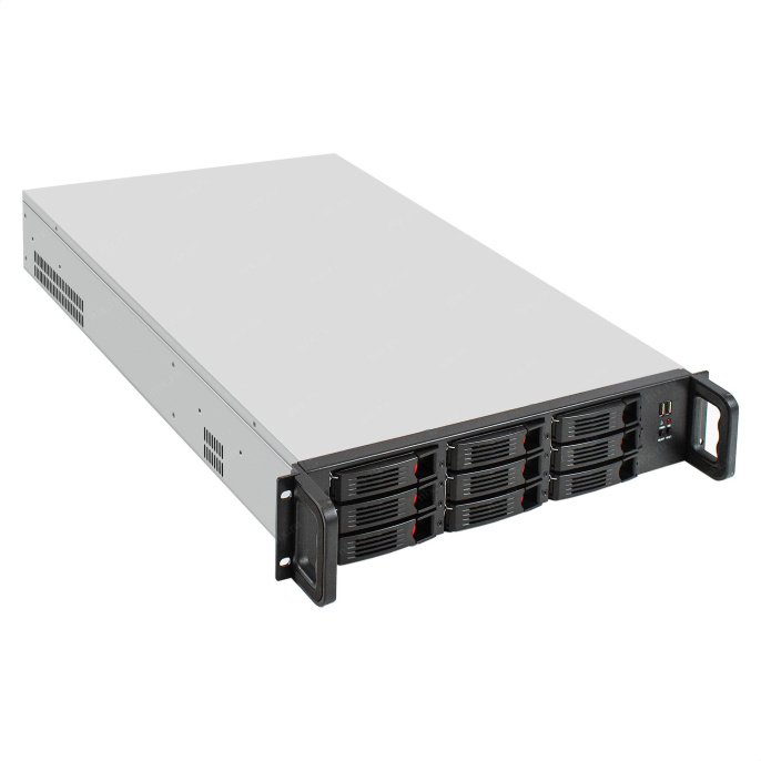 Серверная платформа ExeGate Pro 2U650-HS09 <RM 19", высота 2U, глубина 650, Redundant БП 2x800W, 9xHotSwap, 2*USB> EX294280RUS