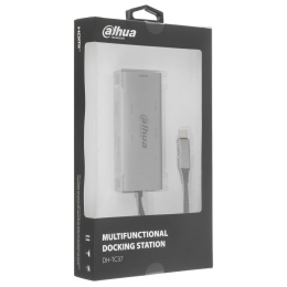 Док станция DAHUA Док станция 7 in 1 USB 3.1 Type-C to USB 3.0 + HDMI + SD/TF + PD Docking Station DH-TC37