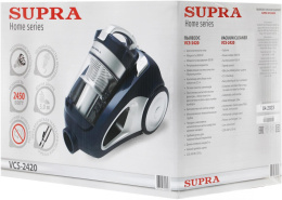 Пылесос Supra VCS-2420, 2450Вт, синий/серебристый