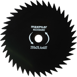 Диск для триммера MaxPiler MX25504002 (40 зубов, 255х25.4х1.25 мм, 40T)