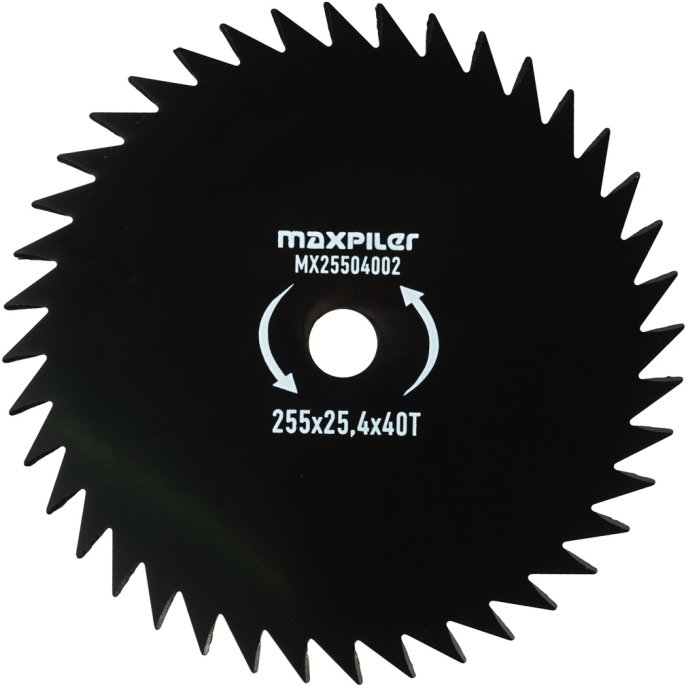 Диск для триммера MaxPiler MX25504002 (40 зубов, 255х25.4х1.25 мм, 40T)