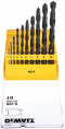 Набор сверл DeWalt DT5911-QZ по металлу 10пред. для шуруповертов/дрелей