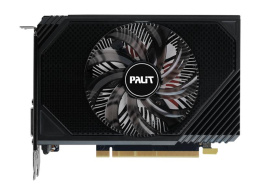 Видеокарта Palit RTX 3050 StormX OC 6GB GDDR6 (NE63050S18JE-1072F) (GeForce RTX 3050, PCI Express 4.0, 6GB GDDR6, 96bit, 1492MHz, 2304sp, 1хHDMI, 1хDisplayPort, 1хDVI, 70W, PSU 300W, 2 Slot)