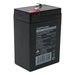 Аккумулятор свинцово-кислотный LA-660 6V 6Ah GoPower 00-00017023