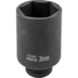 Головка ударная глубокая Partner 36мм (6гр), 1/2" PA-4458536(13083)