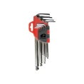 Набор шестигранных ключей ABTOMTOOL РROFFI 9 пр, с шаром, DIN3124, CrV, средние 56209 LB