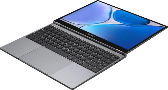 Ноутбук Chuwi Freebook N-series N150 16Gb SSD512Gb Intel Graphics 13.4" IPS Touch 2.5K 2520x1680 Windows 11 Home grey WiFi BT Cam 5000mAh (22534846)