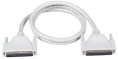 Кабель Advantech PCL-10125-3E с двойным экранированием, с 2-мя разъемами DB-25, 3м, ПВХ, номинальное напряжение до 15В Advantech Кабель для передачи электрического сигнала между узлами системы, Double-shielded cable with 25-pin D-sub connectors