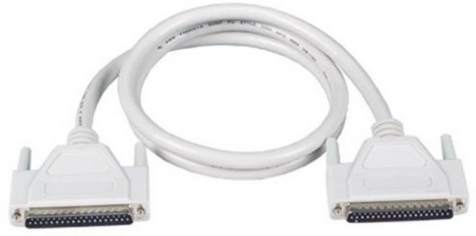Кабель Advantech PCL-10125-3E с двойным экранированием, с 2-мя разъемами DB-25, 3м, ПВХ, номинальное напряжение до 15В Advantech Кабель для передачи электрического сигнала между узлами системы, Double-shielded cable with 25-pin D-sub connectors