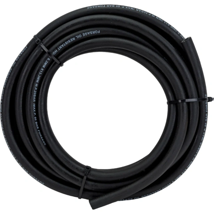 Шланг резиновый армированный бензо-маслостойкий 5 м; 6.3х13.3 мм Forsage F-AHC-55/6A 46926 (F-AHC-55/6A(46926))