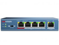 Коммутатор Hikvision DS-3E0105P-E B 4x100Мбит/с 4PoE 58W неуправляемый DS-3E0105P-E B
