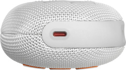 Колонка порт. JBL Clip 5 белый 7W Mono BT 10м 1400mAh