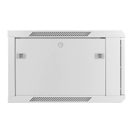 Шкаф телекоммуникационный 19" настенный 6U ExeGate EC-WM-6U.600.G.GREY 19”, 6U, 600x600x370mm ШхГхВ , передняя дверь закаленное стекло, съемные боковые панели, пыле- и влагозащита IP23, светло-серый RAL 7035 EX298600RUS