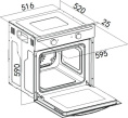 Духовой шкаф Электрический Weissgauff EOM 104 B черный (439050)