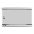 Шкаф телекоммуникационный 19" настенный 6U ExeGate EC-WM-6U.450.M.GREY (19”, 6U, 600x450x370mm (ШхГхВ), передняя дверь металл, съемные боковые панели, пыле- и влагозащита IP23, светло-серый RAL 7035) EX298611RUS