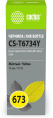Чернила Cactus CS-T6734Y 673, для Epson, 70мл, желтый