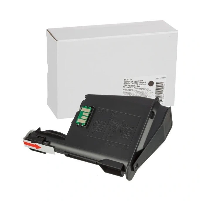Лазерный картридж Retech tk-1120 черный, для kyocerafs-1060dn,1025mfp 1617572