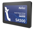 SSD накопитель Netac SSD SA500 240GB 2.5 SATAIII 3D NAND, R/W up to 520/450MB/s, TBW 120TB, 3y wty NT01SA500-240-S3X