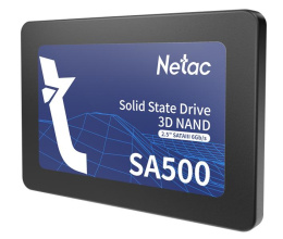 SSD накопитель Netac SSD SA500 240GB 2.5 SATAIII 3D NAND, R/W up to 520/450MB/s, TBW 120TB, 3y wty NT01SA500-240-S3X