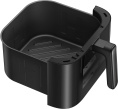 Аэрофритюрница Trouver Air Fryer FD10 Pro White VFF12A двойная система HeatSync™, циркуляция горячего воздуха при температуре 360° C, металлическая внутренняя поверхность, объем 6 л, видимое окошко, 11 предустановленных режимов приготовления, LED экран