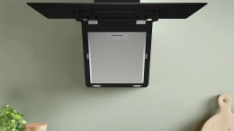 Вытяжка BOSCH Наклонная, 400 м3/ч, 60см, цвет: черный , touch control DWK64PJ60T