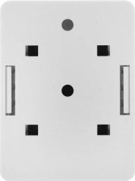 Розетка WRline WR-WS-8P8C-C5E-1 комп.RJ45 1 кат.5E UTP бел. упак.:1шт