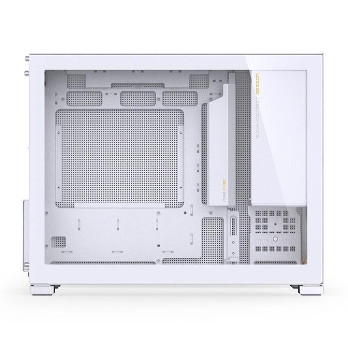Корпус без блока питания Case JONSBO D32 PRO, Mini-Tower, TG, no fan, 2xUSB-A 3.2 + 1xUSB-C 3.2, mATX, mDTX, mITX White (D32 PRO White)