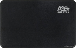 Внешний корпус для HDD AgeStar 3UB2P2 SATA III USB3.0 пластик черный 2.5"