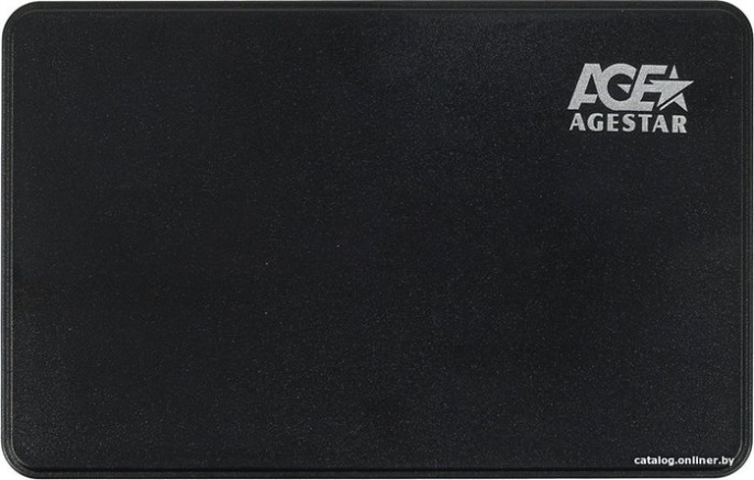 Внешний корпус для HDD AgeStar 3UB2P2 SATA III USB3.0 пластик черный 2.5"