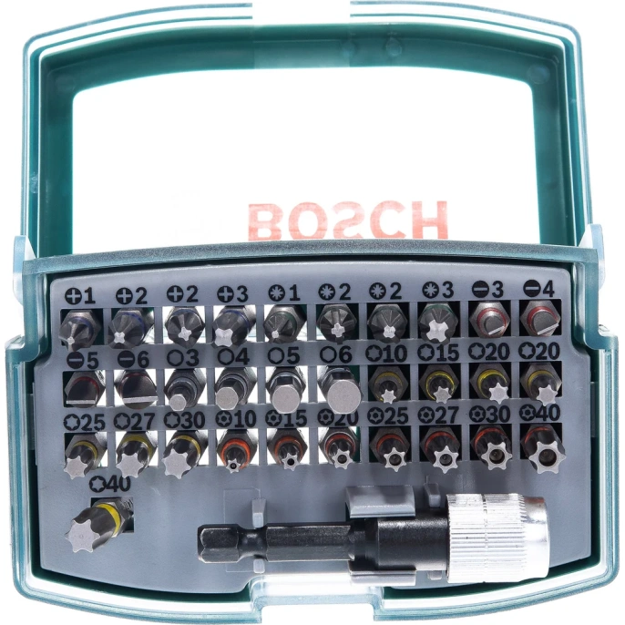 Набор бит COLORED 32 предмета Bosch 2607017063