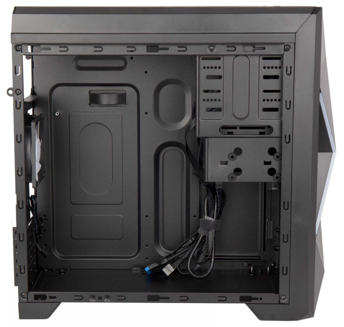 Корпус Hiper A68 черный без БП mATX 1x80mm 1x92mm 2xUSB2.0 1xUSB3.0 audio