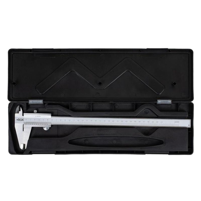 Штангенциркуль нониусный RGK SCM-300 серый пластиковый футляр 779531