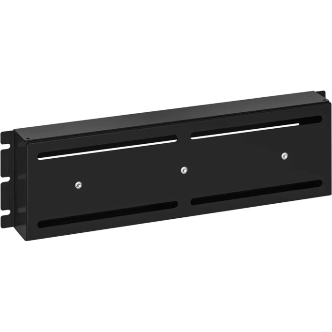 Корпус-панель SYSMATRIX с DIN-рейкой, 19 дюймов, 3U, 22 места, цвет черный (RAL 9005) DP 0003.900