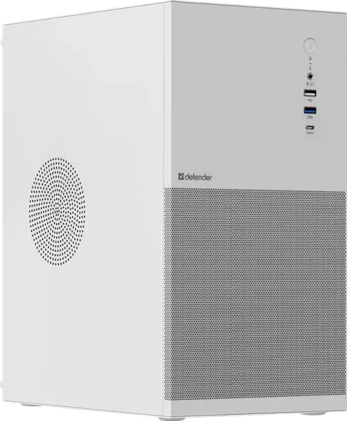 Корпус компьютерный Defender Apex Metal белый, mATX,Type C 3.0 ,USB3.0 25022