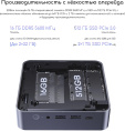 Неттоп Acer Gadget E10 ERBox AMD Ryzen 7 8745HS,  DDR5 16ГБ, 512ГБ SSD, AMD Radeon 780M,  Windows 11 Pro,  черный [1747236]