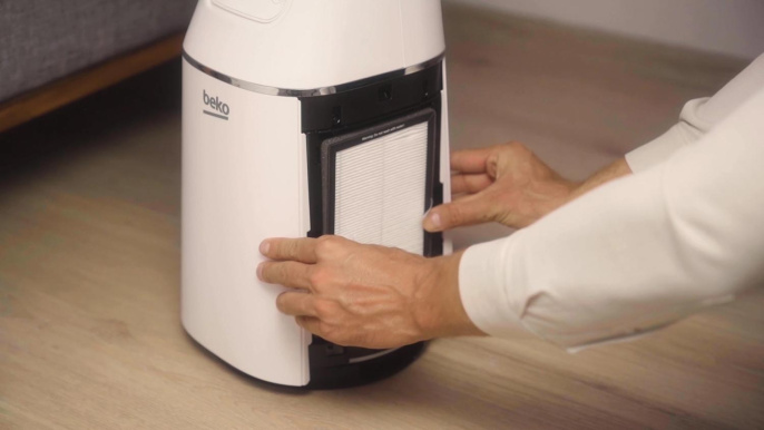 Воздухоочиститель-рециркулятор Beko EBA 6000 W, белый