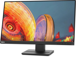 Монитор Lenovo 23.8" ThinkVision E24q-20 черный IPS 4ms 16:9 HDMI M/M матовая HAS Piv 1000:1 300cd 178гр/178гр 2560x1440 75Hz DP 2K 5.05кг