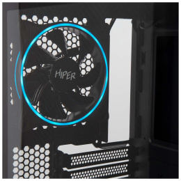 Корпус ATX HIPER PB81, Midi-Tower, без БП, черный