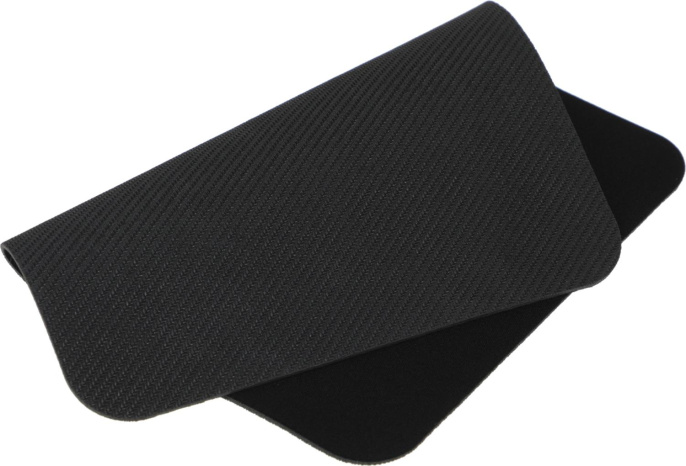 Коврик для мыши Cactus Black черный, ткань, 220х180х2мм [cs-mp-p01xs]