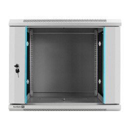 Exegate EX298601RUS Шкаф телекоммуникационный 19" настенный 9U ExeGate EC-WM-9U.450.G.GREY 19”, 9U, 600x450x500mm ШхГхВ , передняя дверь закаленное стекло, съемные боковые панели, пыле- и влагозащит