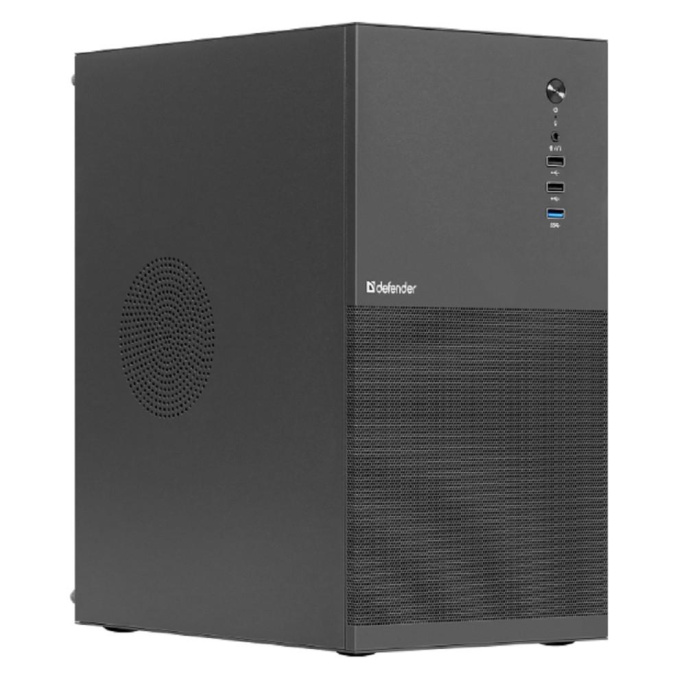 Defender Корпус компьютерный Apex Metal черный, mATX, USB3.0, USB1.1x2 (25021)