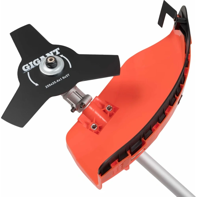 Электрический триммер Gigant с верхним положением двигателя 1,5 кВт, леска-нож GTOP-01