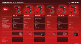 Дрель-шуруповерт Зубр ДШ-40-21 40Вт аккум. патрон:быстрозажимной