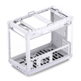 Корпус без блока питания Case JONSBO C6 MAX Handle, Mini-Tower, TG, no fan, 1xUSB-A 3.0 + 1xUSB-C 3.1, mATX, mITX White (C6 MAX White)
