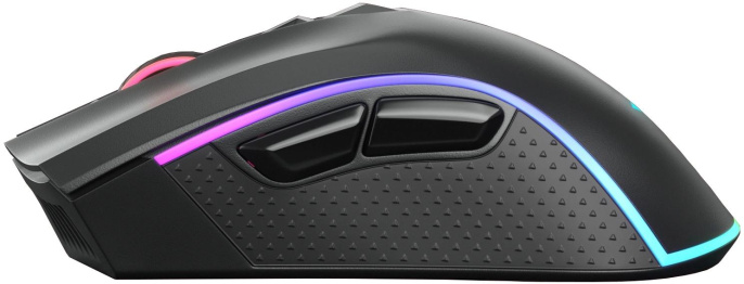 Мышь беспроводная GMNG GG-MS400WO, игровая, радио, оптическая, USB, 10000dpi, черный [1899942]
